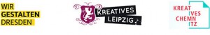 Kreatives Chemnitz, Kreatives Leipzig und Wir gestalten Dresden